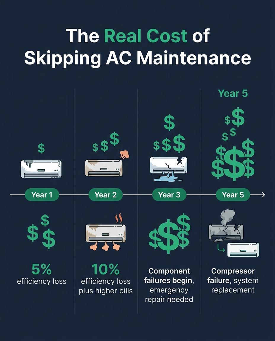 The Cost of Skipping AC Maintenance in AL
